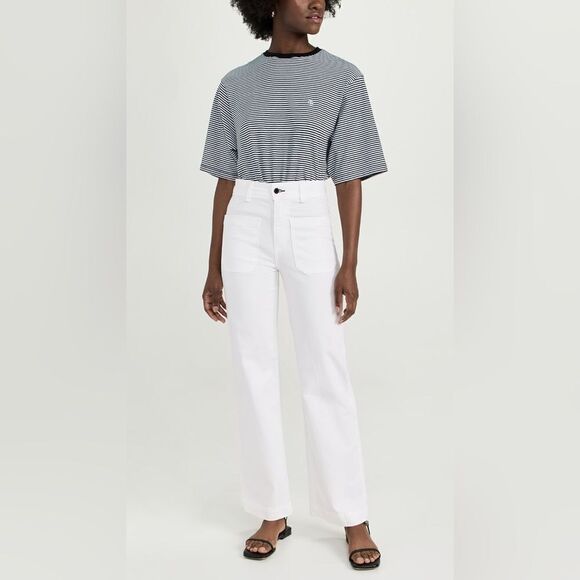 Anine Bing Invisible Flat Sandal Black Leather - Picture 7 of 16